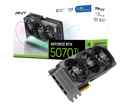 Karta graficzna PNY GeForce RTX 5070 Ti OC 16GB GDDR7 DLSS4